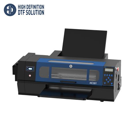 HC301 Desktop A3 12 inch Small Size DTF Printer Carrying Single EPSON F1080 Print Head Suitable for Beginners